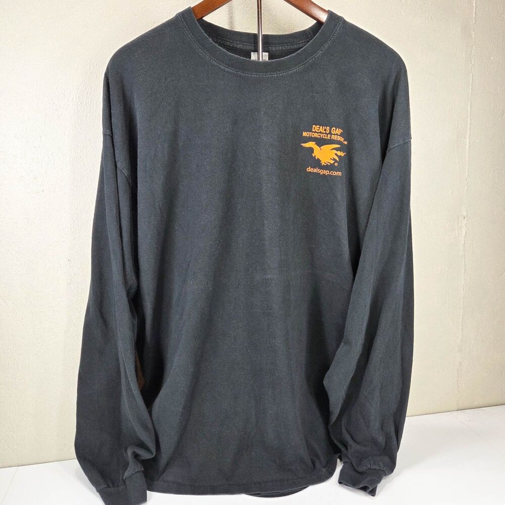 Vintage Y2K Deals Gap Motorcycle Resort Dragon Shirt Gildan Sz XXL